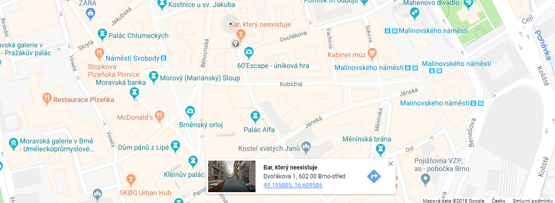 1 Zjištění GPS souřadnic